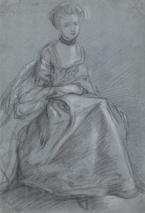 Una donna seduta da Thomas Gainsborough